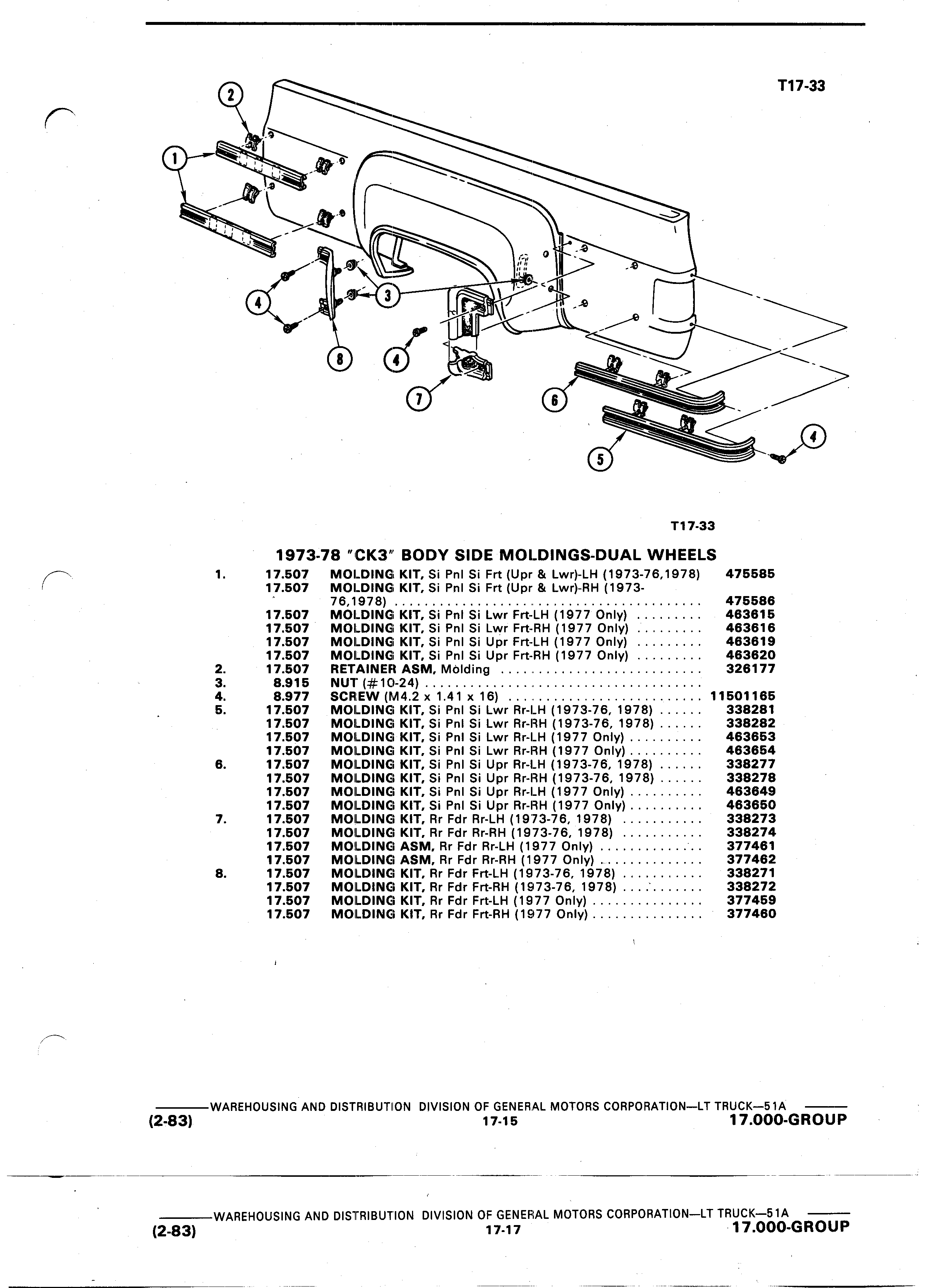 1973-78 Truck Illustration Catalog February 1982