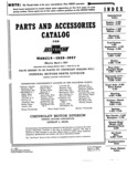 Previous Page - Parts and Accessories Catalog P&A 30 March 1957