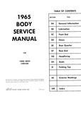 Next Page - Body Service Manual August 1964