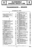 Previous Page - Chassis and Body Parts Catalog P&A 30 November 1979