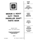 Next Page - Propeller Shaft Parts Book January 1981